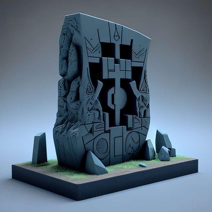 3D model Megalith game (STL)